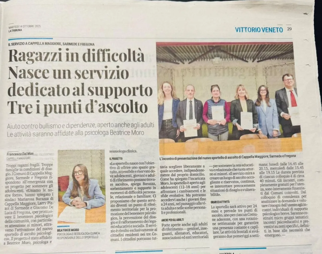 Sportello di ascolto psicologico